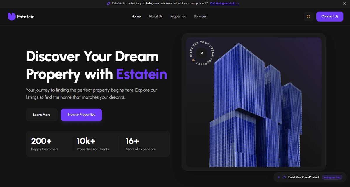 Estatein Screenshot